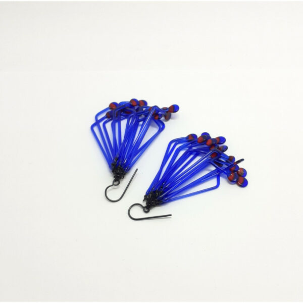 Boucles d'oreilles Filp Bleu vif – Image 3