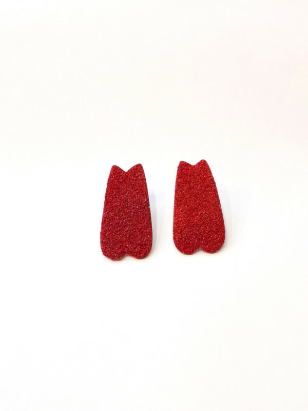 Boucles d'oreilles Rouges – Image 2