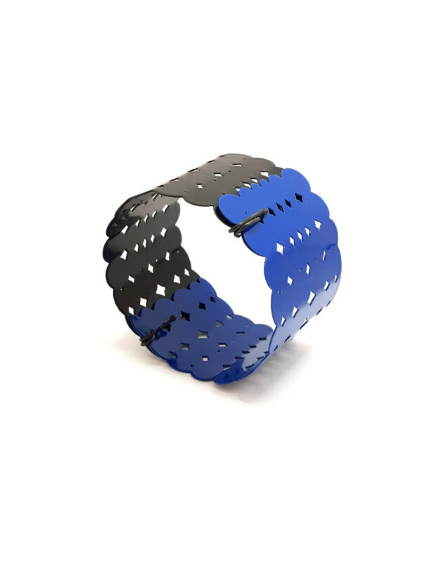 Bracelet bicolore noir-bleu